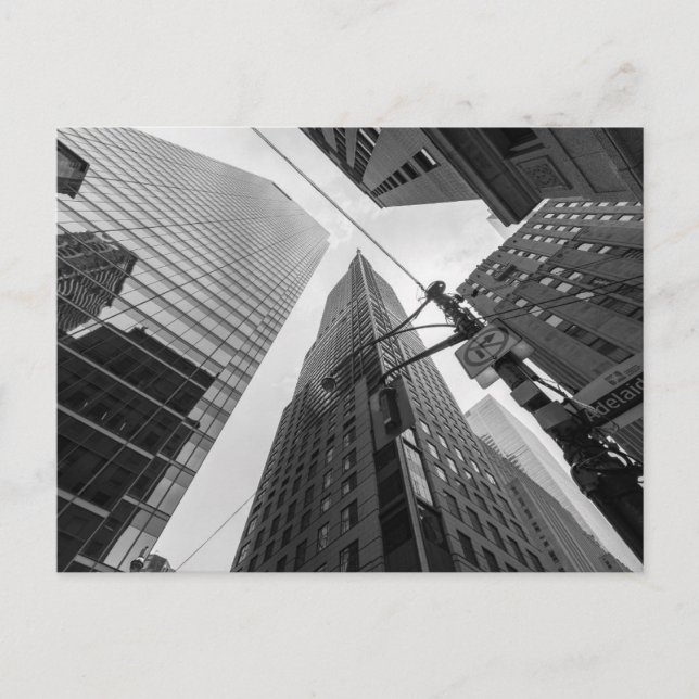 The financial district of Toronto Postcard (Front)