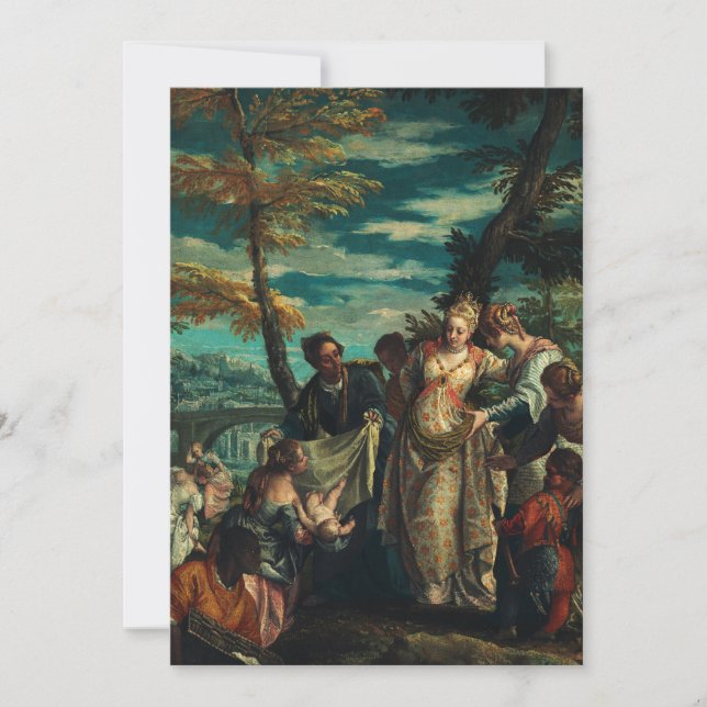 The Finding of Moses by Veronese Fine Art Invitation (Front)