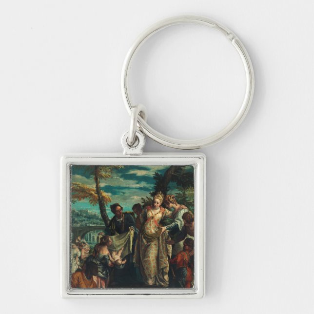 The Finding of Moses by Veronese Fine Art Key Ring (Front)