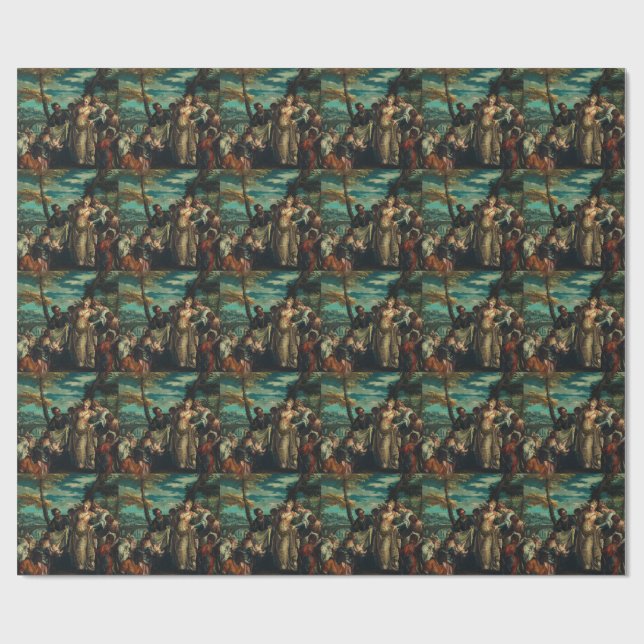 The Finding of Moses by Veronese Fine Art Wrapping Paper (Flat)