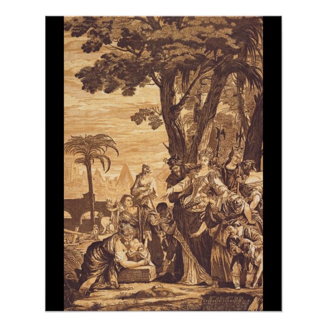 The Finding of Moses from Book of Exodus Poster (Front)