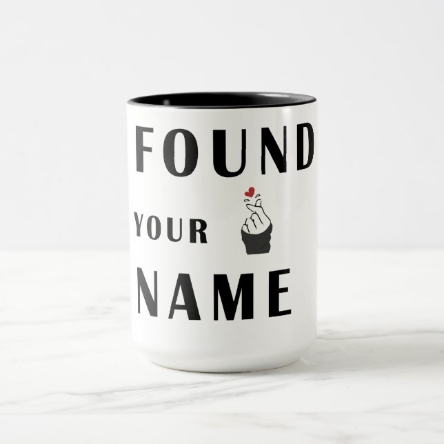 The Finger Heart Mug (Center)