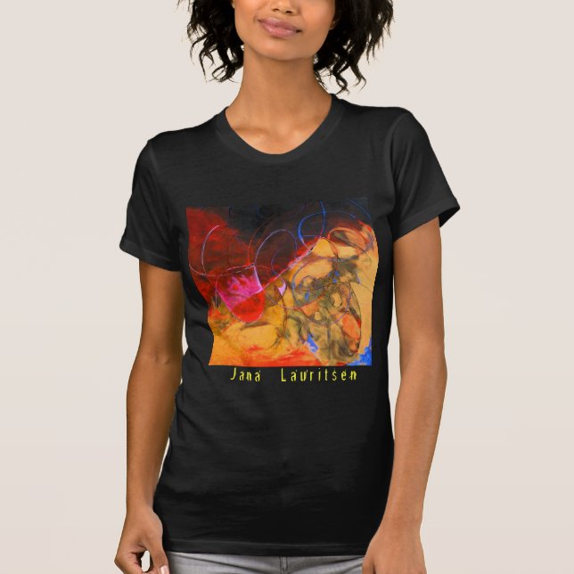 The Fire at Sunset Women's Tee (Front)