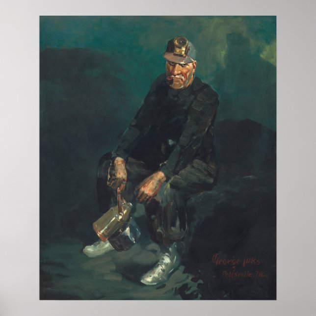 The Fire Boss - George Luks Fine Art Poster (Front)