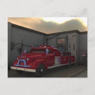 The Fire Engine Postcard