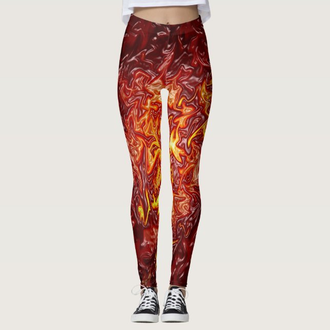 The Fire from within... Leggings (Front)