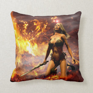 the fire goddess cushion