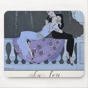 The Fire, illustration for 'Fetes Galantes' by Pau Mouse Pad