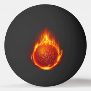 The Fire Ping Pong ball