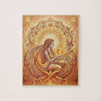 The Fire Priestess Jigsaw Puzzle