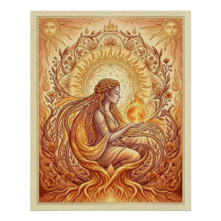 The Fire Priestess Poster