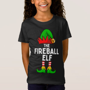 The Fireball Elf Funny Christmas Matching Family T-Shirt