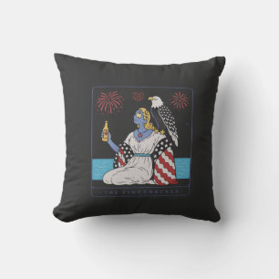The Firecracker Lady Liberty Cushion