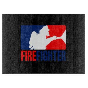 The Firefighter Headliner in Tri-colours Cutting Board