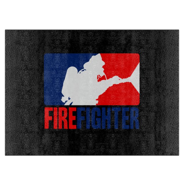 The Firefighter Headliner in Tri-colours Cutting Board (Front)