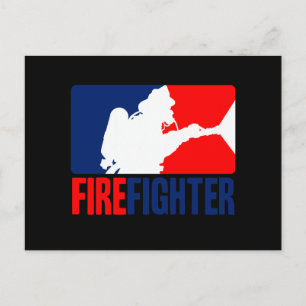 The Firefighter Headliner in Tri-colours Postcard