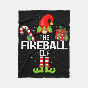 The Firell Elf Family Christmas Pajama Xmas  Fleece Blanket