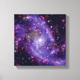 The Fireworks Galaxy Outer Space Photo Canvas Print