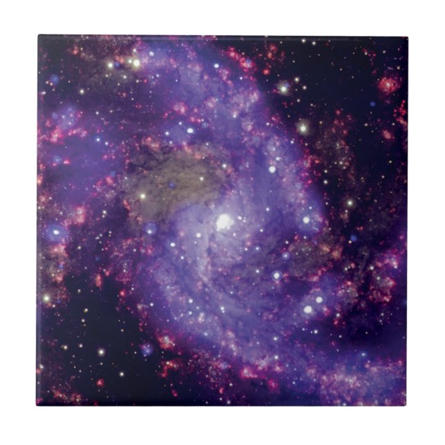 The Fireworks Galaxy Outer Space Photo Tile (Front)