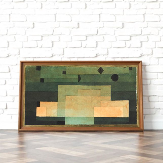 The Firmament Above the Temple, Paul Klee Art Poster (Creator Uploaded)
