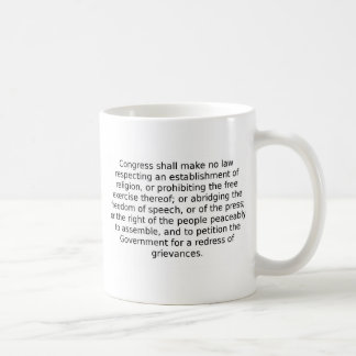 The First Amendment Coffee Mug