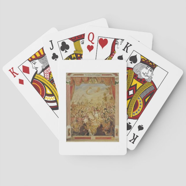 The First Appearance of William Shakespeare (1564- Playing Cards (Back)