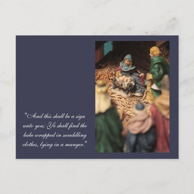 The First Christmas Holiday Postcard (Front)