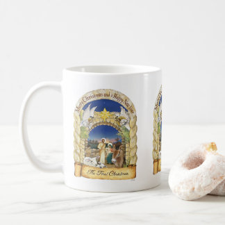 The First Christmas, Illustration Jenny Mclaughlin Coffee Mug