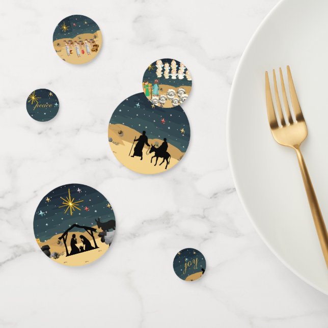 The First Christmas the Nativity Confetti (Group)