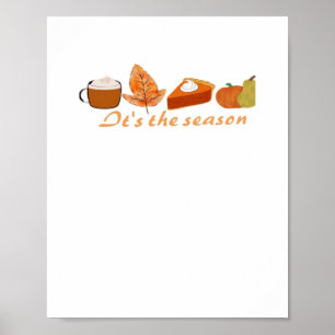 The First Day Of Fall Hello Fall Poster