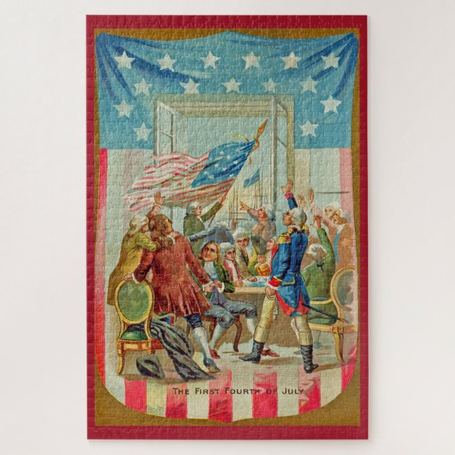 The First Fourth of July Large Puzzle (Vertical)