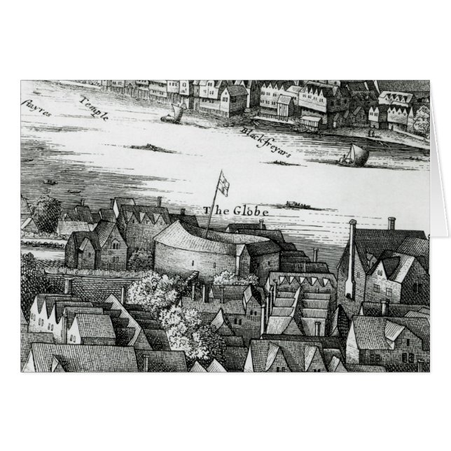 The First Globe Theatre or Rose Theatre (Front Horizontal)
