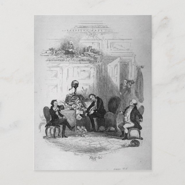 The First Interview with Mr. Serjeant Snubbin Postcard (Front)