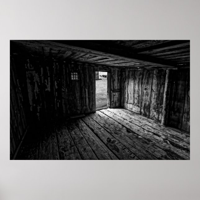 THE FIRST JAIL in MONTANA TERRITORY   1860 Poster (Front)