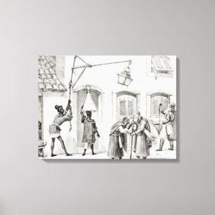 The First Jobs of the Morning Canvas Print