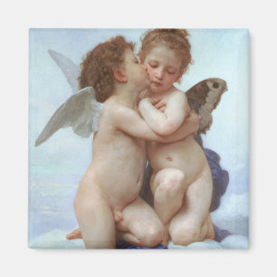 The First Kiss, Amor and Psyche, Bouguereau Magnet
