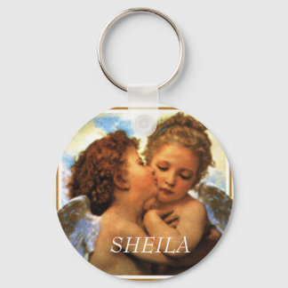 the First kiss  cherubs, SHEILA Key Ring