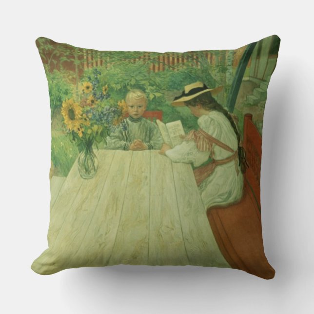 The First Lesson, 1903 Cushion (Front)