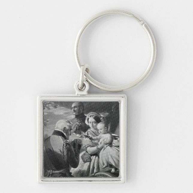 The First of May 1851, engraved by Werner Key Ring (Front)