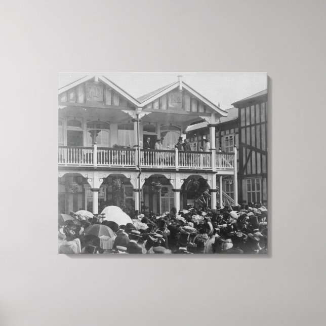 The first Phoenix Park Races, 1903 Canvas Print (Front)