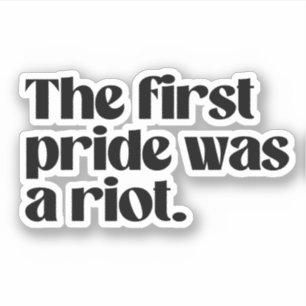 The first pride was a riot