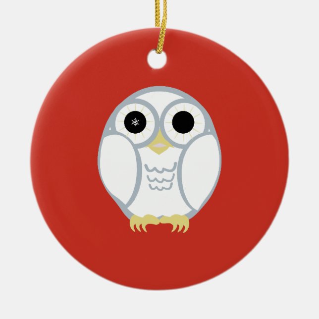the first snow owl ornament (Front)