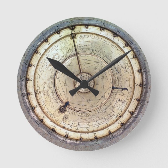 The first spring driven clock with fusee, view of (Front)