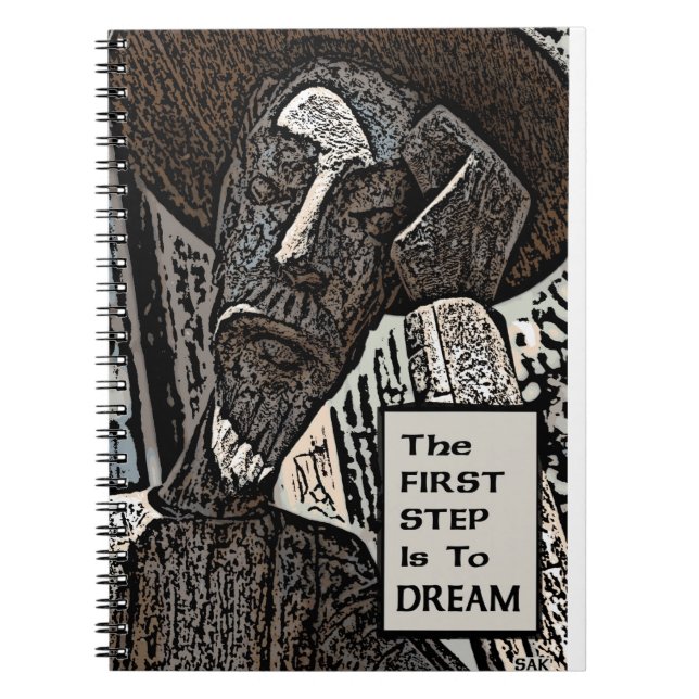 The First Step Spiral Notebook (Front)