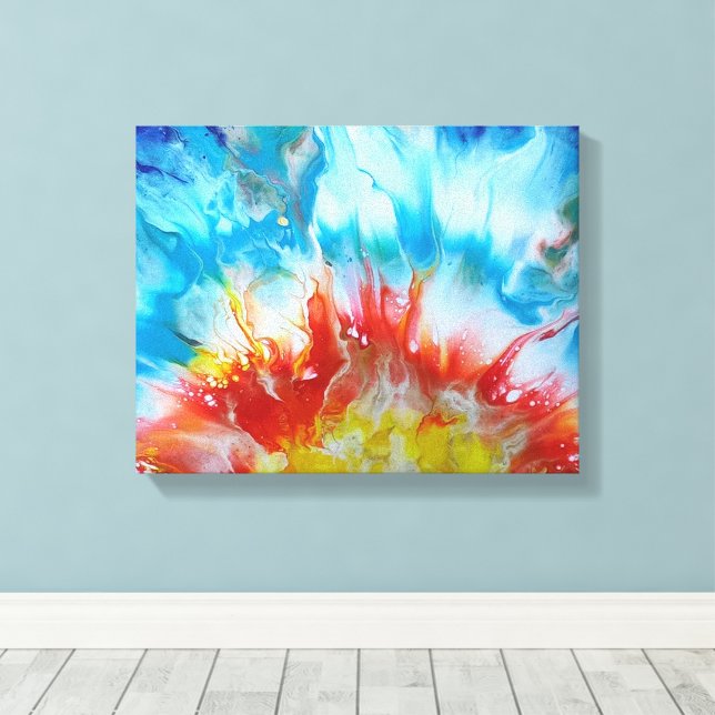 "The First Sunset" Christian  Canvas Print (Insitu(Wood Floor))