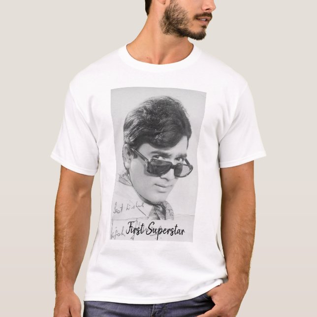The First Superstar Anand Forever King of Romance  T-Shirt (Front)