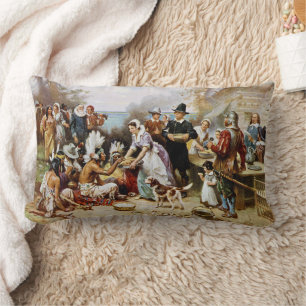 The First Thanksgiving, 1621, Lumbar Cushion