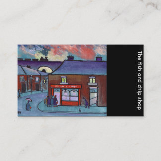 The fish and chip shop.business card