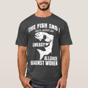 The Fish and I Have Entered an Uneasy Alliance Aga T-Shirt