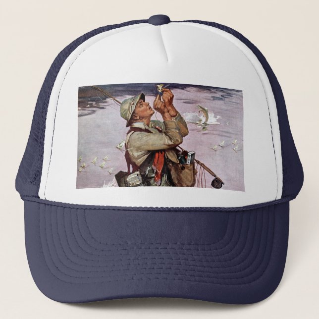 The Fish are Jumping Trucker Hat (Front)
